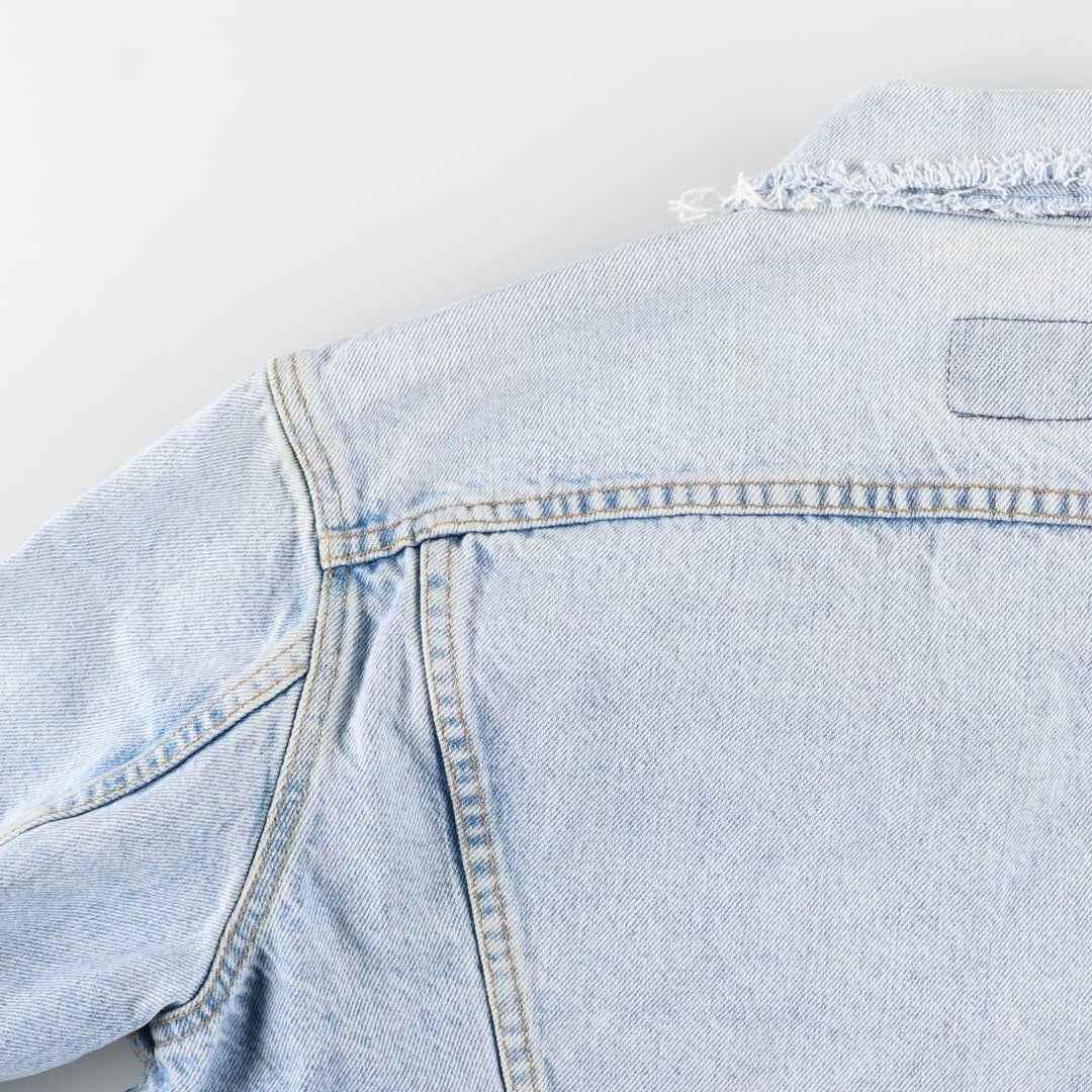 Vintage Levi's denim jacket, made in the USA, size L, men's size L cotton blue type Vintage Second Hand