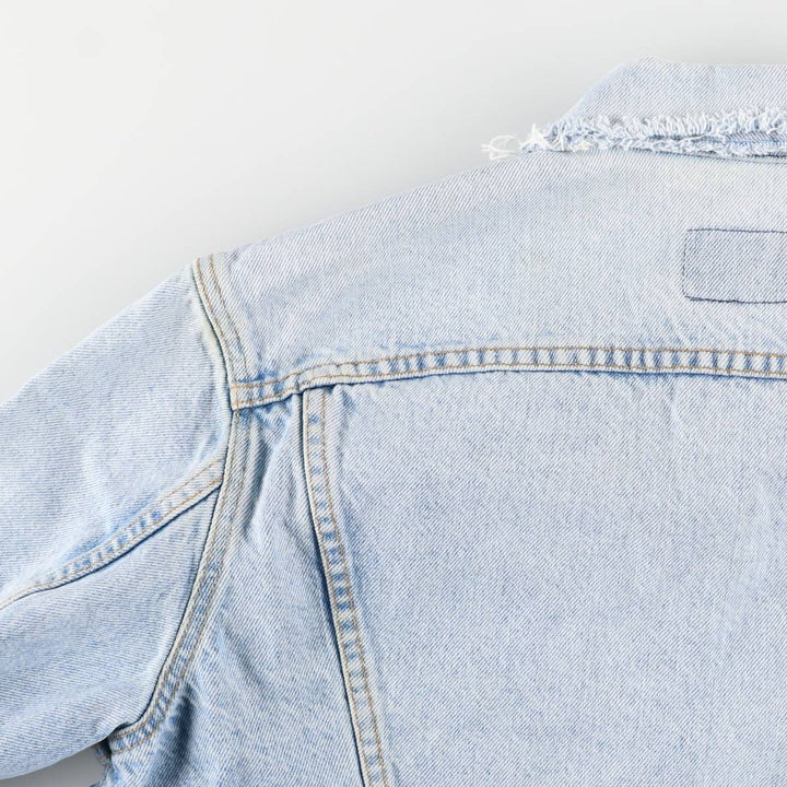 Vintage Levi's denim jacket, made in the USA, size L, men's size L cotton blue type Vintage Second Hand