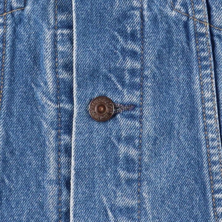 90'S Levi's 70506-0214 denim jacket, denim jacket, made in USA, men's size S, vintage cotton blue type Vintage Second Hand