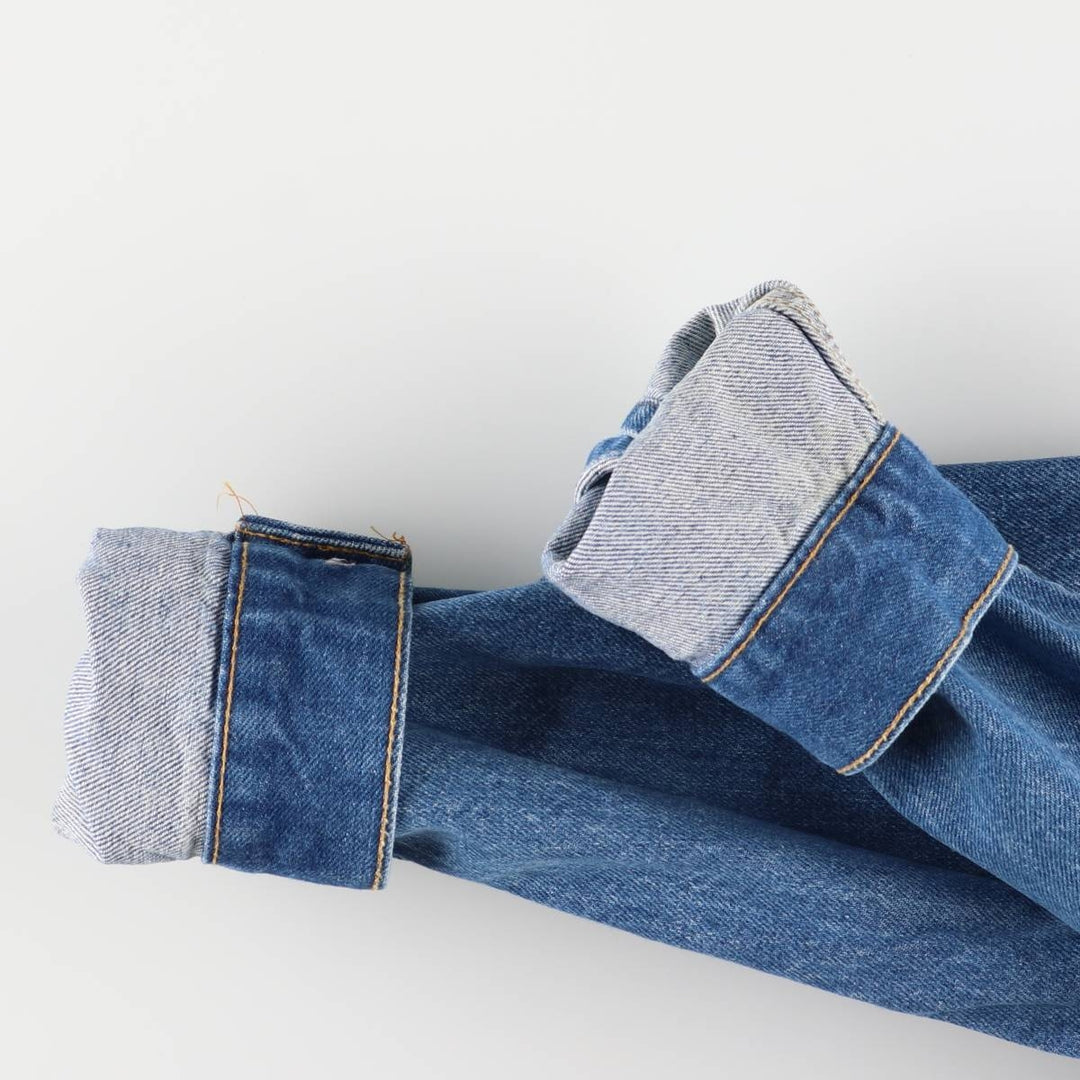 90'S Levi's 70506-0214 denim jacket, denim jacket, made in USA, men's size S, vintage cotton blue type Vintage Second Hand