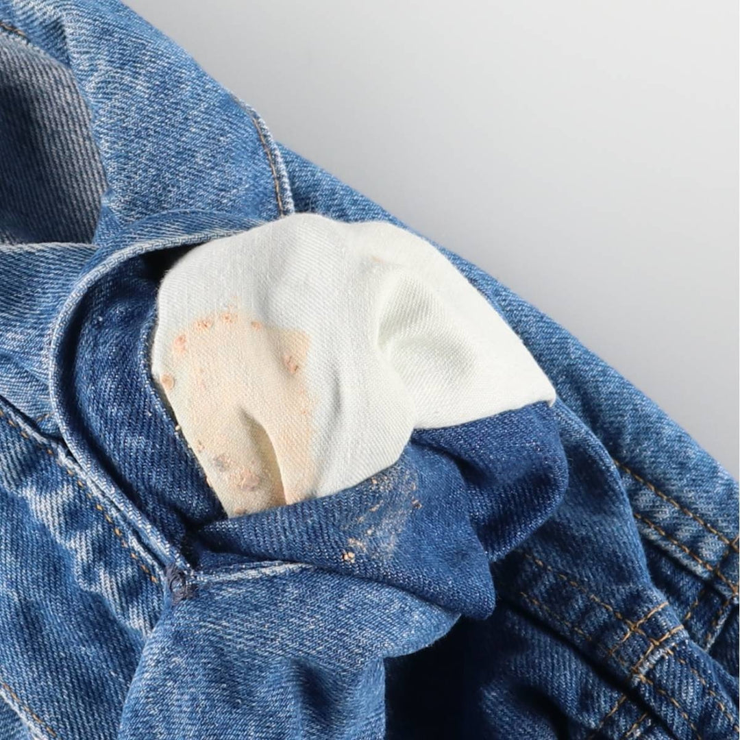 90'S Levi's 70506-0214 denim jacket, denim jacket, made in USA, men's size S, vintage cotton blue type Vintage Second Hand