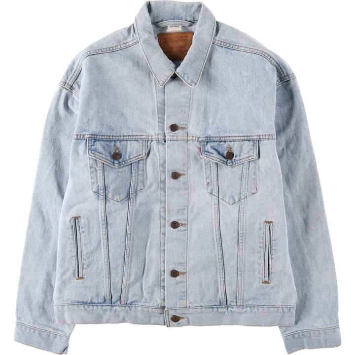 90'S Levi's 70507-4834 Denim Jacket, Men's Size L, Vintage cotton blue type Vintage Second Hand