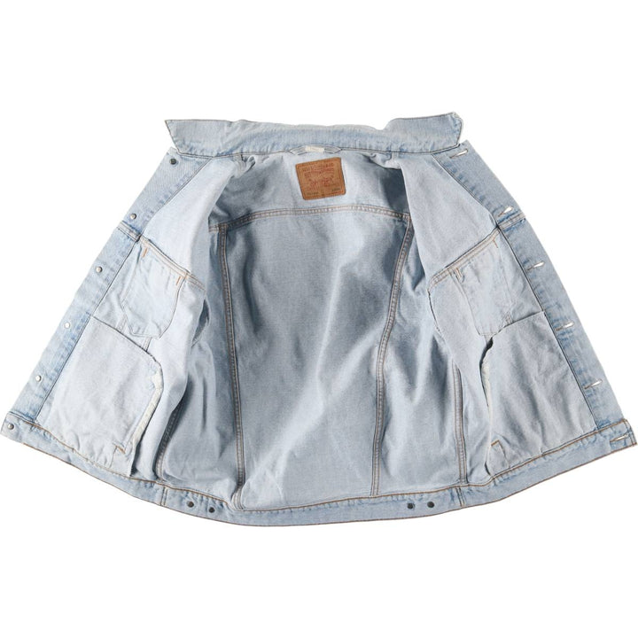 90'S Levi's 70507-4834 Denim Jacket, Men's Size L, Vintage cotton blue type Vintage Second Hand