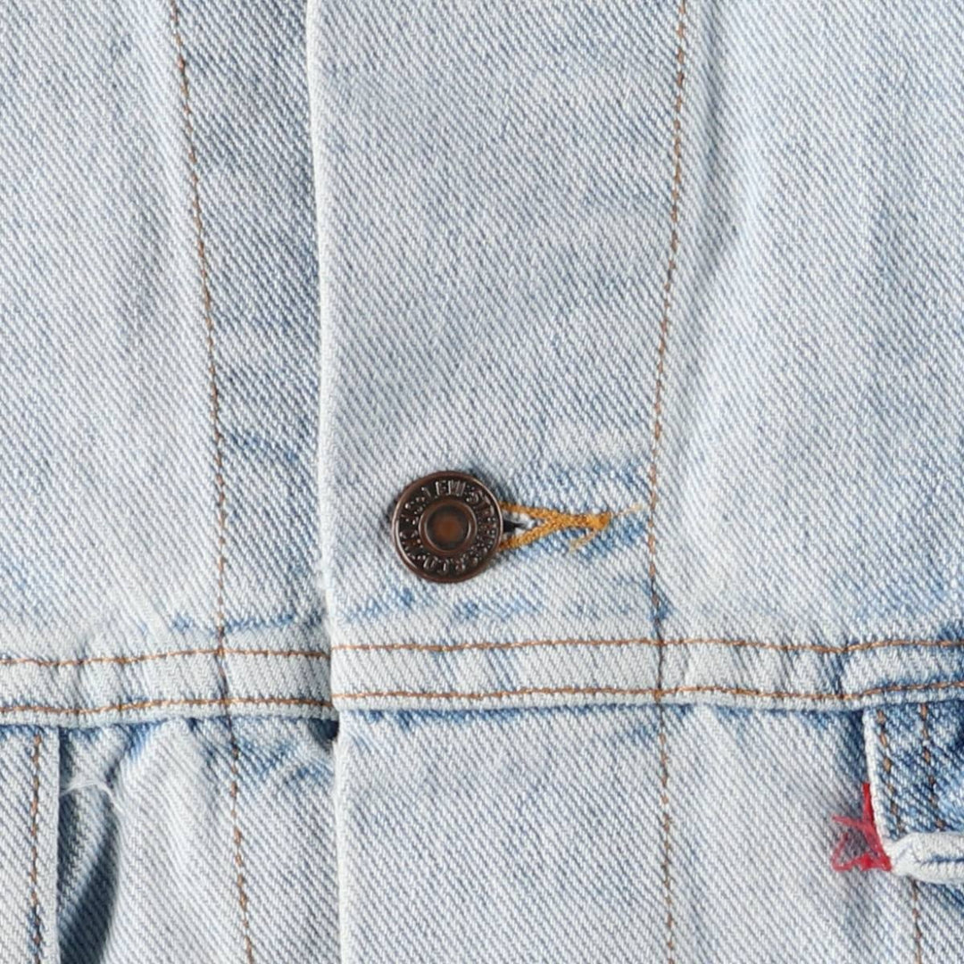 90'S Levi's 70507-4834 Denim Jacket, Men's Size L, Vintage cotton blue type Vintage Second Hand