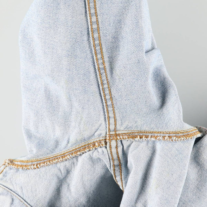 90'S Vintage Levi's Denim Jacket, Made in USA, Men's Size Medium unclear Blue type light blue Vintage Second Hand