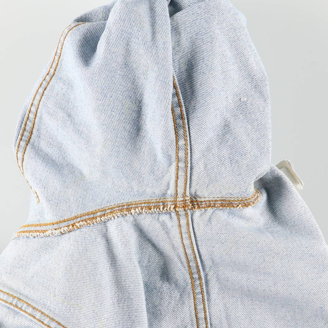 90'S Vintage Levi's Denim Jacket, Made in USA, Men's Size Medium unclear Blue type light blue Vintage Second Hand