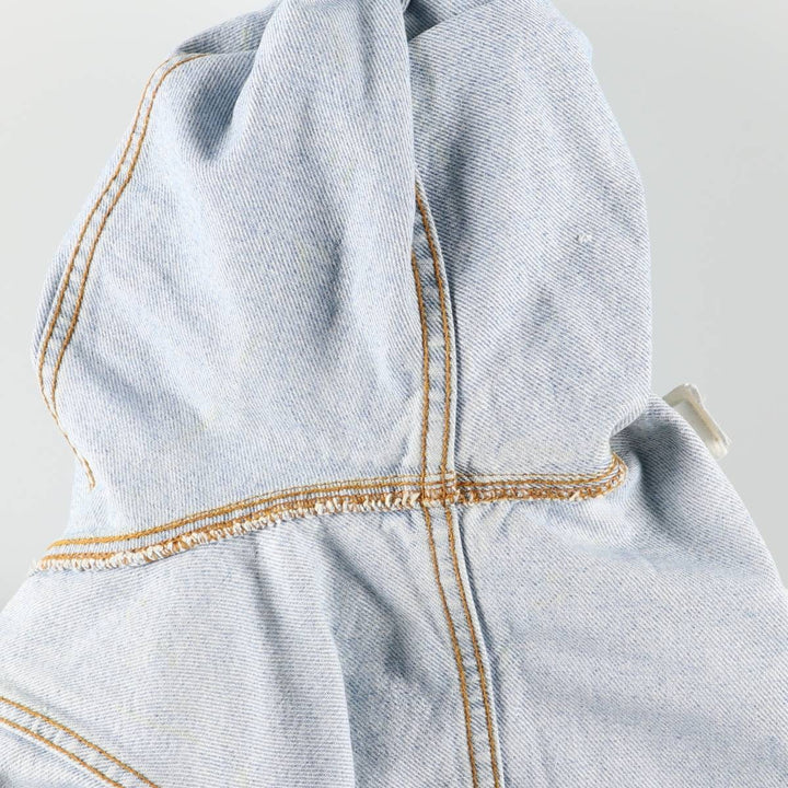 90'S Vintage Levi's Denim Jacket, Made in USA, Men's Size Medium unclear Blue type light blue Vintage Second Hand