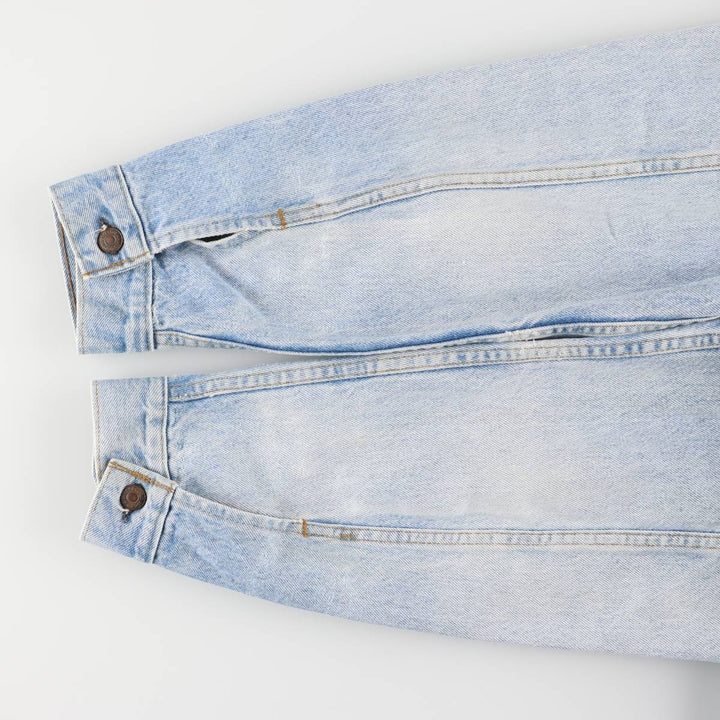 90'S Vintage Levi's Denim Jacket, Made in USA, Men's Size Medium unclear Blue type light blue Vintage Second Hand