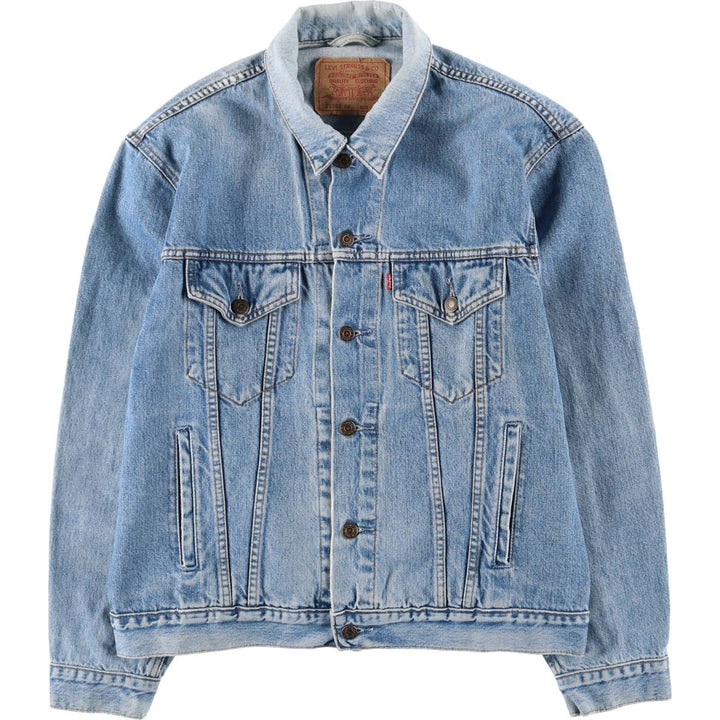 90'S Levi's 70503-0216 denim jacket, denim jacket, men's size L, vintage cotton blue type Vintage Second Hand