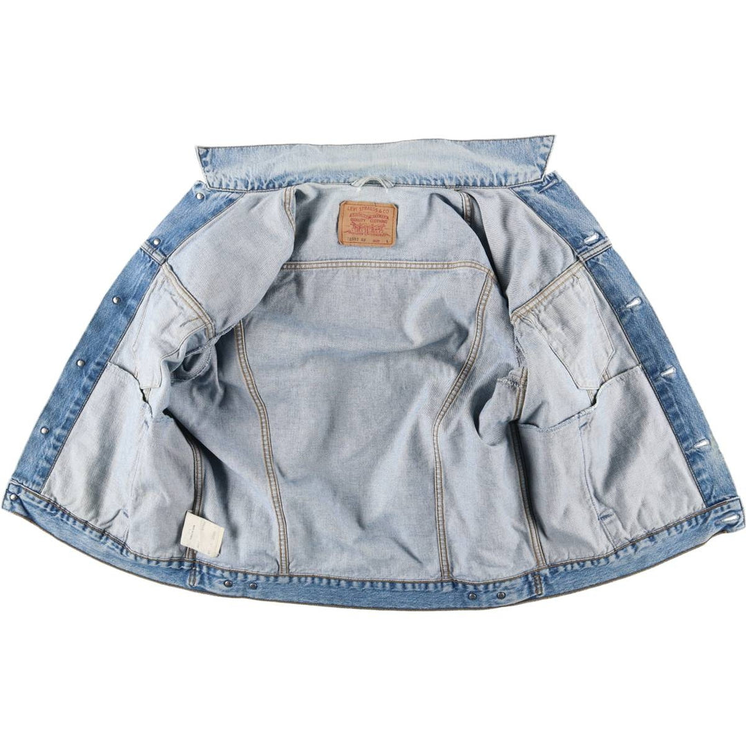 90'S Levi's 70503-0216 denim jacket, denim jacket, men's size L, vintage cotton blue type Vintage Second Hand