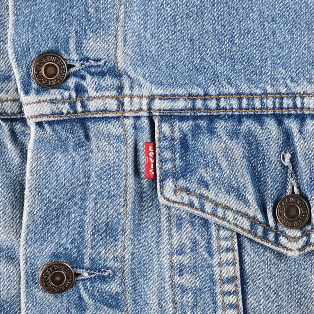 90'S Levi's 70503-0216 denim jacket, denim jacket, men's size L, vintage cotton blue type Vintage Second Hand