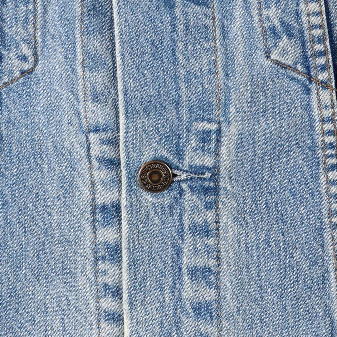 90'S Levi's 70503-0216 denim jacket, denim jacket, men's size L, vintage cotton blue type Vintage Second Hand