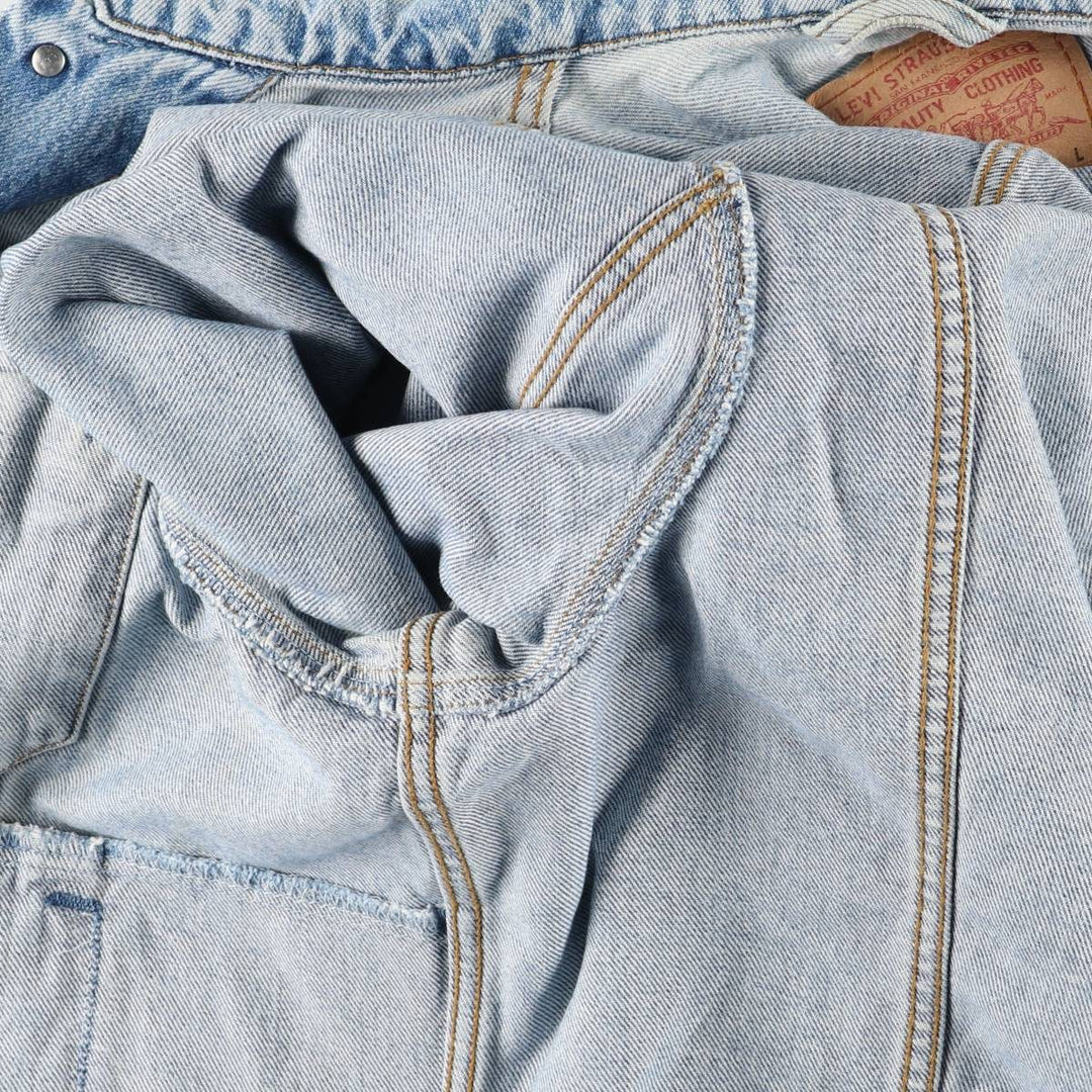 90'S Levi's 70503-0216 denim jacket, denim jacket, men's size L, vintage cotton blue type Vintage Second Hand