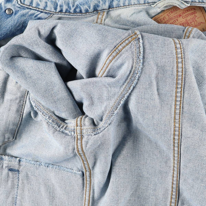 90'S Levi's 70503-0216 denim jacket, denim jacket, men's size L, vintage cotton blue type Vintage Second Hand