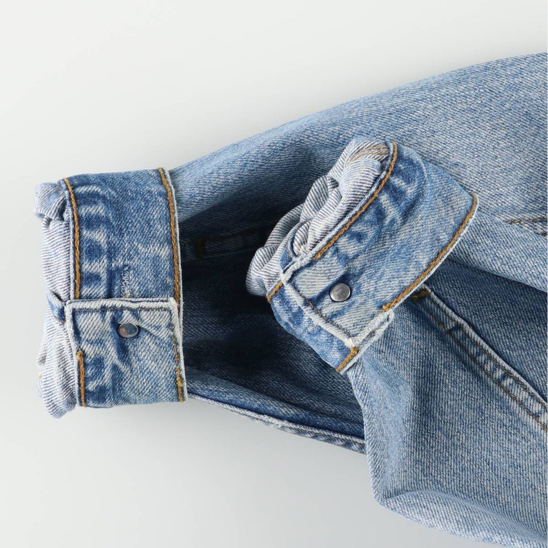 90'S Levi's 70503-0216 denim jacket, denim jacket, men's size L, vintage cotton blue type Vintage Second Hand