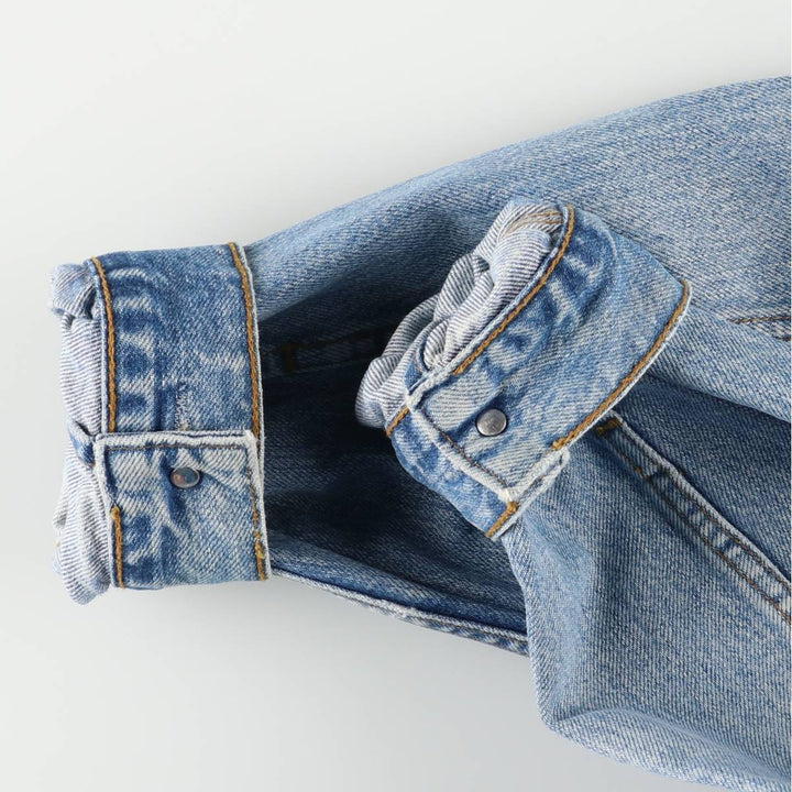 90'S Levi's 70503-0216 denim jacket, denim jacket, men's size L, vintage cotton blue type Vintage Second Hand