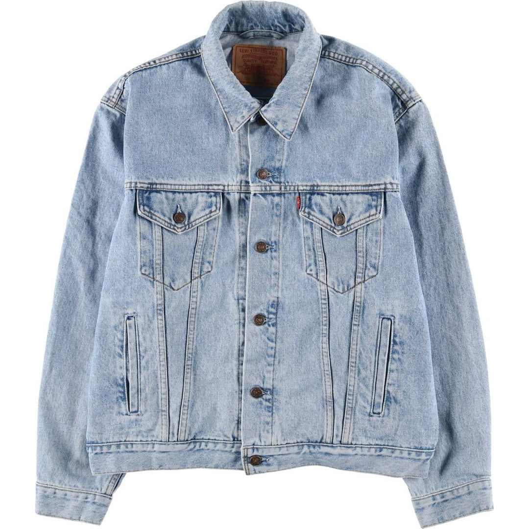 90'S Levi's 70503-0210 denim jacket, G-jacket, men's XL size, vintage cotton blue type Vintage Second Hand