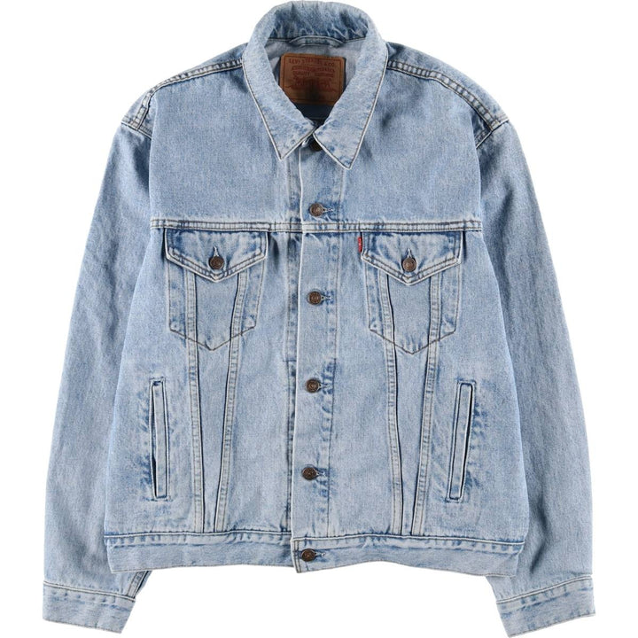 90'S Levi's 70503-0210 denim jacket, G-jacket, men's XL size, vintage cotton blue type Vintage Second Hand