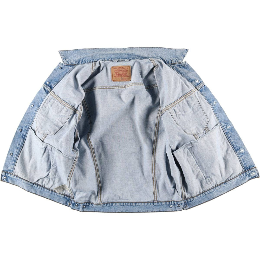 90'S Levi's 70503-0210 denim jacket, G-jacket, men's XL size, vintage cotton blue type Vintage Second Hand