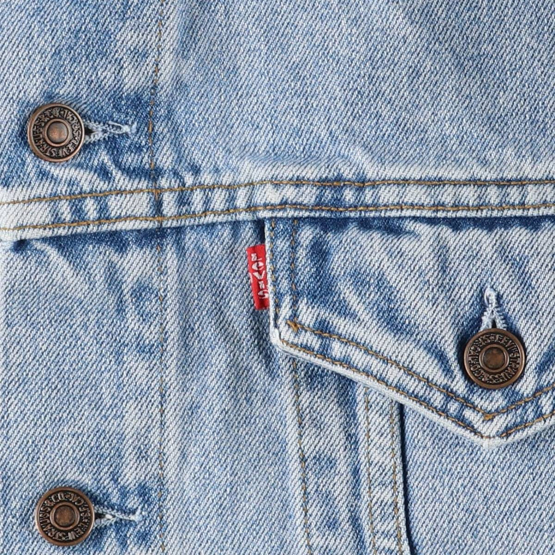 90'S Levi's 70503-0210 denim jacket, G-jacket, men's XL size, vintage cotton blue type Vintage Second Hand