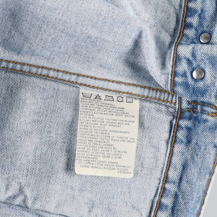 90'S Levi's 70503-0210 denim jacket, G-jacket, men's XL size, vintage cotton blue type Vintage Second Hand
