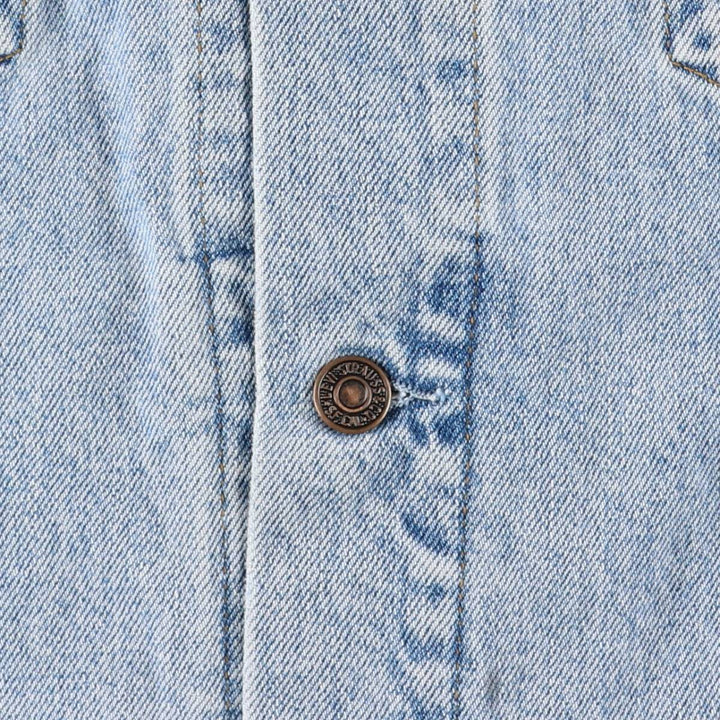 90'S Levi's 70503-0210 denim jacket, G-jacket, men's XL size, vintage cotton blue type Vintage Second Hand