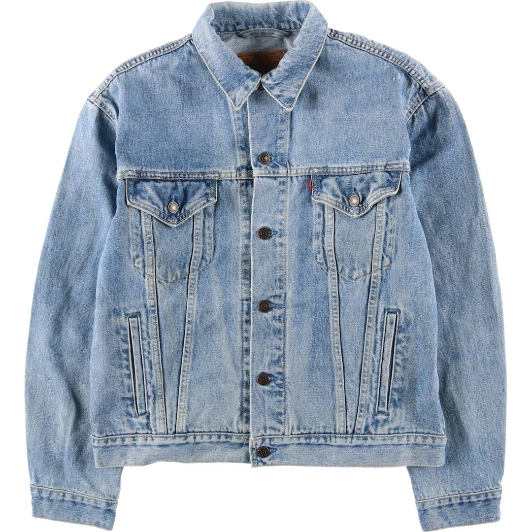 90'S Levi's 70503-0215 Denim Jacket, Men's Size XL, Vintage cotton blue type Vintage Second Hand