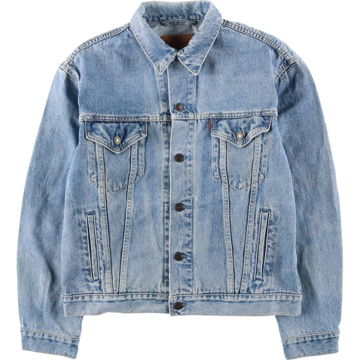 90'S Levi's 70503-0215 Denim Jacket, Men's Size XL, Vintage cotton blue type Vintage Second Hand
