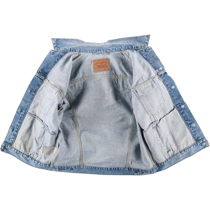 90'S Levi's 70503-0215 Denim Jacket, Men's Size XL, Vintage cotton blue type Vintage Second Hand