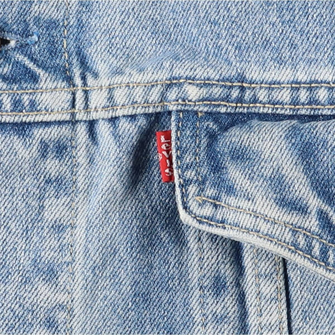 90'S Levi's 70503-0215 Denim Jacket, Men's Size XL, Vintage cotton blue type Vintage Second Hand