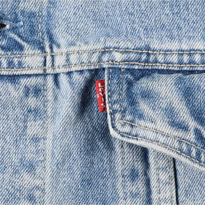 90'S Levi's 70503-0215 Denim Jacket, Men's Size XL, Vintage cotton blue type Vintage Second Hand