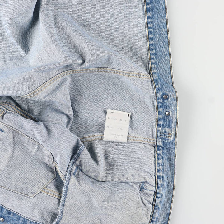 90'S Levi's 70503-0215 Denim Jacket, Men's Size XL, Vintage cotton blue type Vintage Second Hand