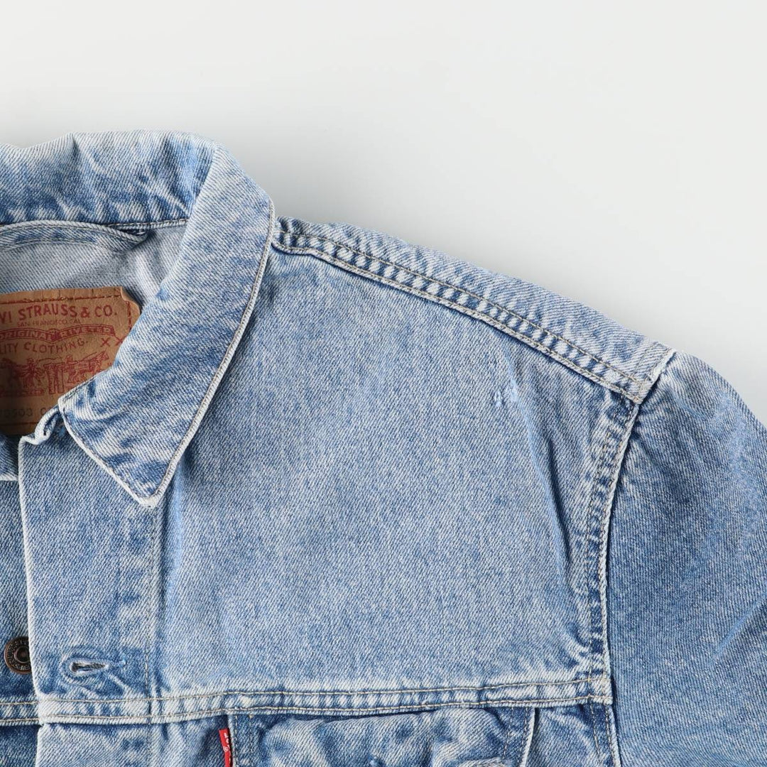 90'S Levi's 70503-0215 Denim Jacket, Men's Size XL, Vintage cotton blue type Vintage Second Hand