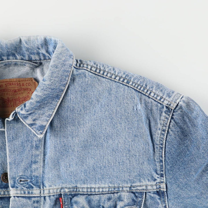 90'S Levi's 70503-0215 Denim Jacket, Men's Size XL, Vintage cotton blue type Vintage Second Hand