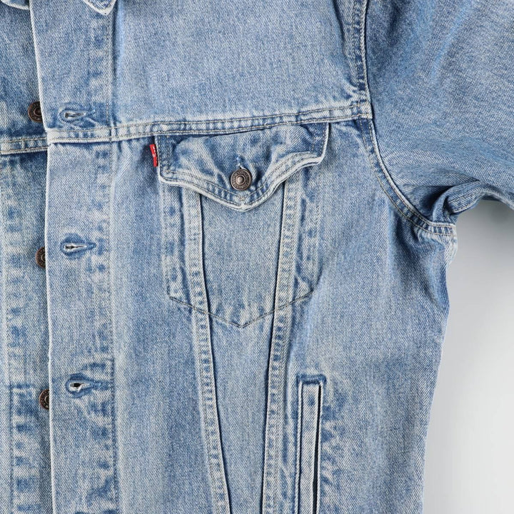 90'S Levi's 70503-0215 Denim Jacket, Men's Size XL, Vintage cotton blue type Vintage Second Hand