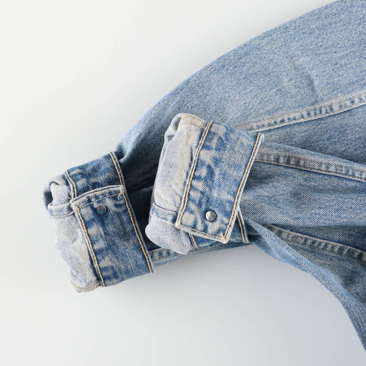 90'S Levi's 70503-0215 Denim Jacket, Men's Size XL, Vintage cotton blue type Vintage Second Hand