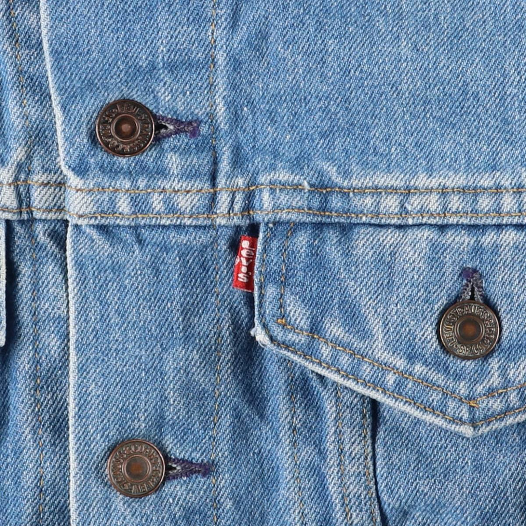 90'S Levi's 71506-0214 Denim Jacket, Made in USA, Men's Size Medium, Vintage cotton blue type Vintage Second Hand