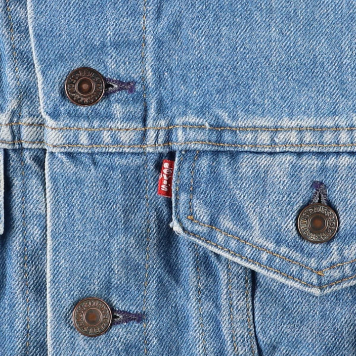 90'S Levi's 71506-0214 Denim Jacket, Made in USA, Men's Size Medium, Vintage cotton blue type Vintage Second Hand