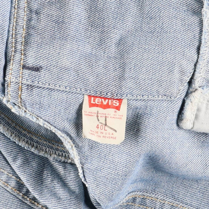 90'S Levi's 71506-0214 Denim Jacket, Made in USA, Men's Size Medium, Vintage cotton blue type Vintage Second Hand