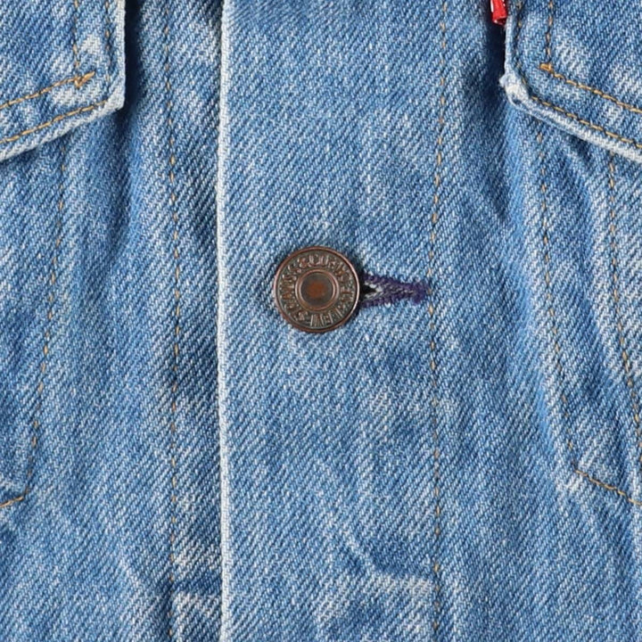 90'S Levi's 71506-0214 Denim Jacket, Made in USA, Men's Size Medium, Vintage cotton blue type Vintage Second Hand