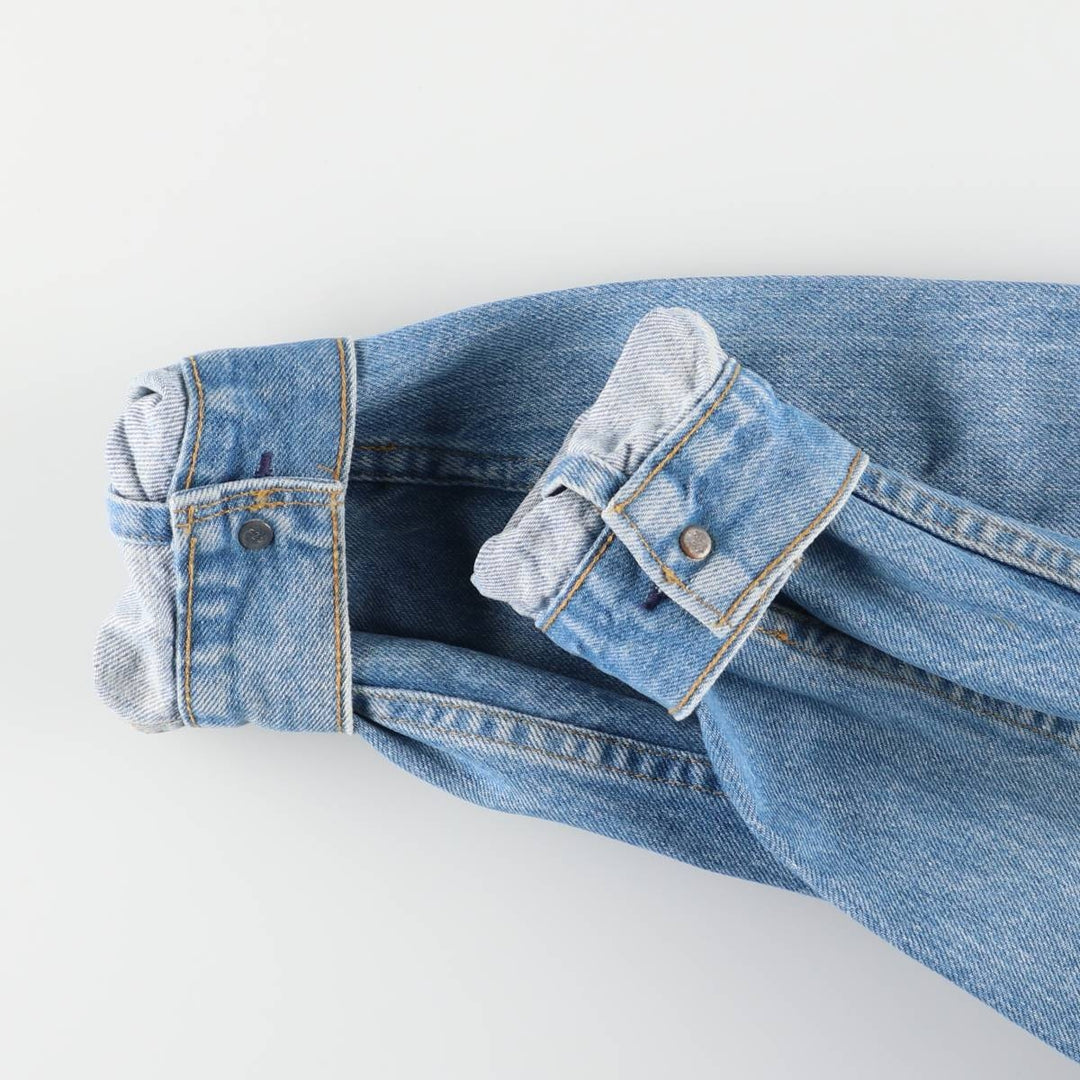 90'S Levi's 71506-0214 Denim Jacket, Made in USA, Men's Size Medium, Vintage cotton blue type Vintage Second Hand