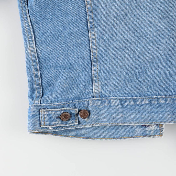 90'S Levi's 71506-0214 Denim Jacket, Made in USA, Men's Size Medium, Vintage cotton blue type Vintage Second Hand