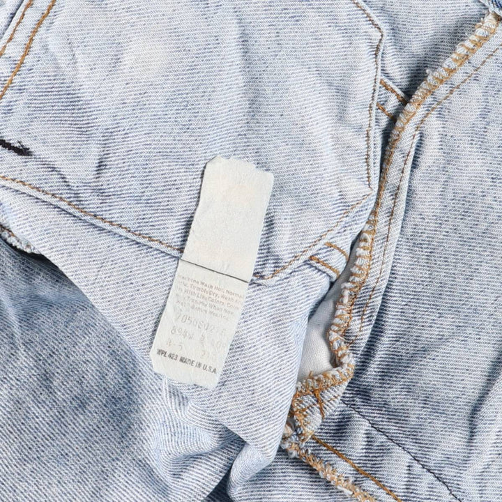 Vintage Levi's 70506-0216 denim jacket, made in the USA, size M. cotton blue type Vintage Second Hand