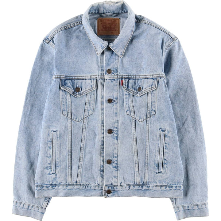 90'S Levi's 70503-0210 denim jacket, denim jacket, men's size L, vintage cotton blue type Vintage Second Hand