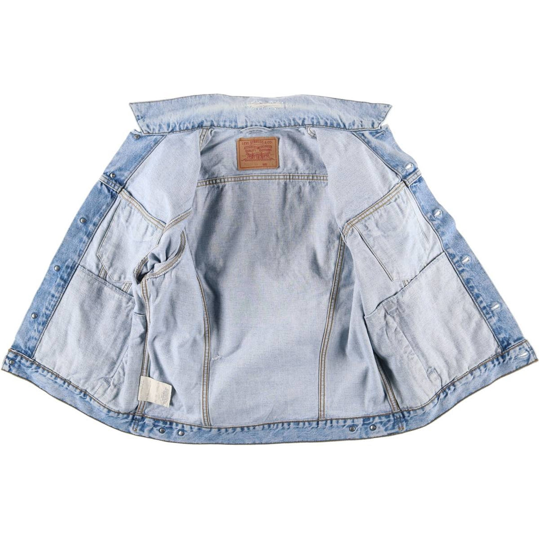 90'S Levi's 70503-0210 denim jacket, denim jacket, men's size L, vintage cotton blue type Vintage Second Hand