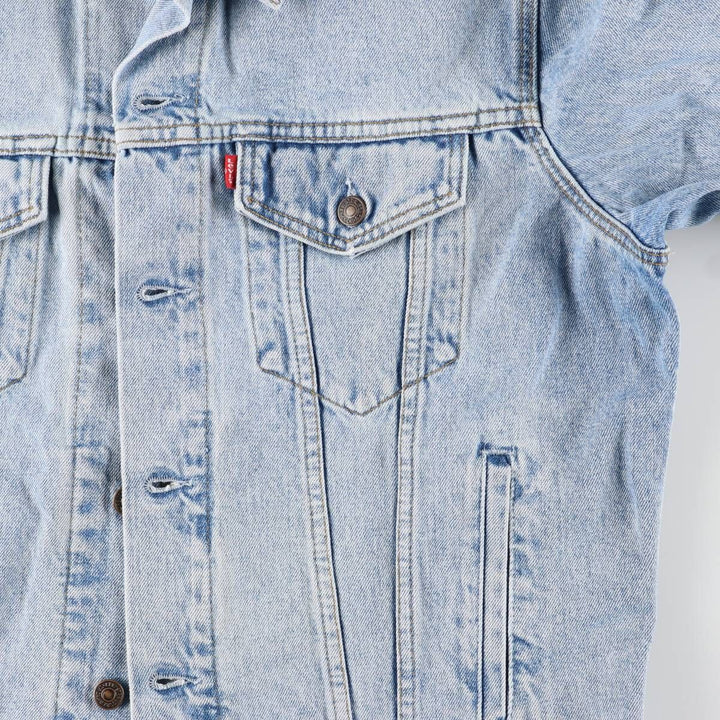 90'S Levi's 70503-0210 denim jacket, denim jacket, men's size L, vintage cotton blue type Vintage Second Hand