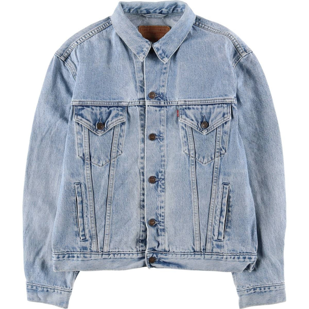 90'S Levi's 70503-0210 denim jacket, denim jacket, men's size L, vintage cotton blue type Vintage Second Hand