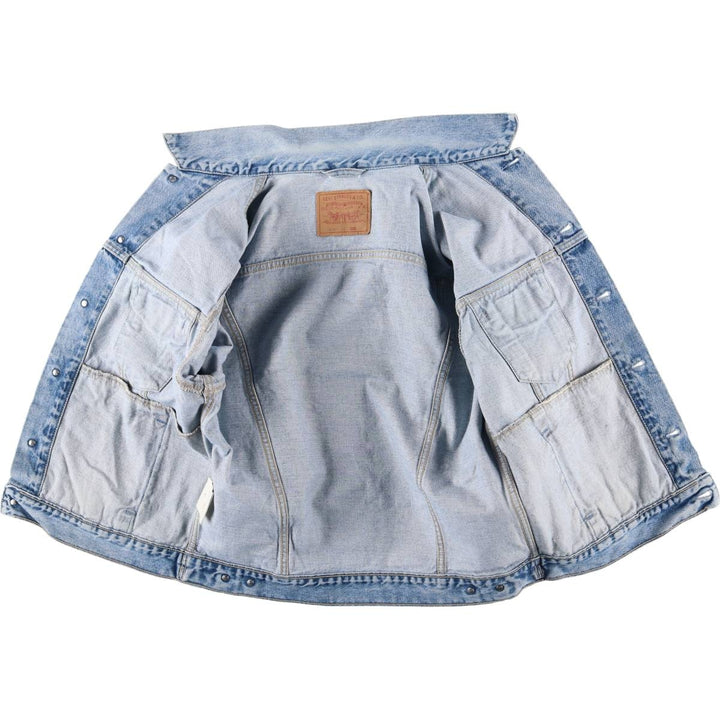 90'S Levi's 70503-0210 denim jacket, denim jacket, men's size L, vintage cotton blue type Vintage Second Hand