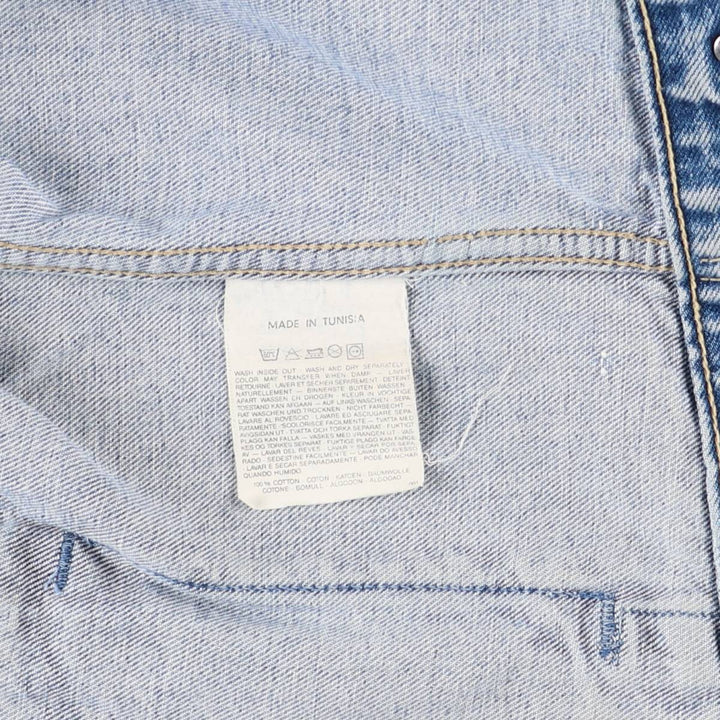 90'S Levi's 70503-0210 denim jacket, denim jacket, men's size L, vintage cotton blue type Vintage Second Hand