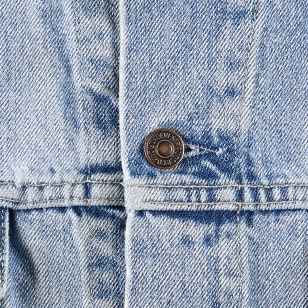 90'S Levi's 70503-0210 denim jacket, denim jacket, men's size L, vintage cotton blue type Vintage Second Hand